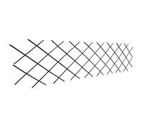 Owoxanthellate Lot de 5 grilles de clôture en osier - 180 x 60 cm - Clôture extensible en osier naturel pour jardin et balcon - Grille ciseau comme aide au treillis, brise-vue et clôture pour animaux