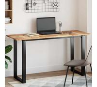 Owoxanthellate Owox Plateau en bois massif d'acacia 160 × 50 × 2 cm, huile naturelle, robuste, table basse ESS, bureau à domicile