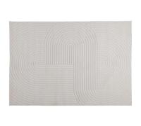 Owoxanthellate PALMERAS Tapis crème 280 x 200 cm - Tapis de salon doux en polyester antidérapant grand tapis lavable facile d'entretien décoration de sol pour couloir, terrasse et balcon