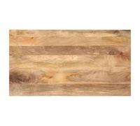Owoxanthellate Plateau de table rectangulaire en bois massif de mangue | Plateau de rechange polyvalent en bois véritable pour salle à manger, bureau à domicile ou gastronomie. Compatible avec