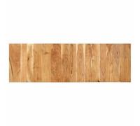 Owoxanthellate Tête de lit 160 cm en bois massif d'acacia - Tête de lit murale pour cadre de lit de 160 cm, paroi arrière en bois rustique pour chambre à coucher, design industriel, 160 x 1,5 x 50 cm