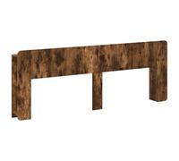 Owoxanthellate Tête de lit pour lit 193,5 x 18,5 x 80 cm, tête de lit moderne avec espace de rangement en bois, séparateur de pièce et bibliothèque, étagère de lit pour chambre à coucher, chêne fumé