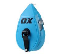 OX Contractor Bobine de craie ABS 30 m - Ligne grasse basique/rapport d'engrenage 1:1