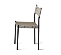 OX Denmarq Chaise Nettan Chair. structure noire Tissu naturel