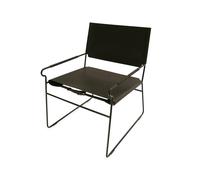 OX Denmarq Fauteuil Next Rest cuir noir. support noir