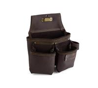 OX Pro Framers OX-P263203 Pochette à outils en cuir tanné à l'huile - Ceinture à outils 7 poches -Pochette de fixation - Porte-marteau