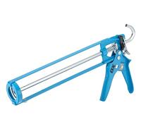 OX Pro Pistolet à calfeutrer squelette 400 ml - Rapport de poussée 10:1, interrupteur goutte à goutte/anti-goutte, cadre léger, coupe-bec intégré et perforateur, déclencheur ergonomique - pour joints