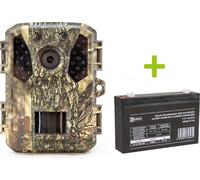 OXE Gepard II, batterie externe 6V/7Ah et câble d'alimentation + carte SD 32GB, 4 batteries et livraison E