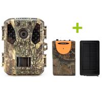 OXE Gepard II piège photo, détecteur de chasse et panneau solaire + carte SD 32GB, 6 piles et livraison E