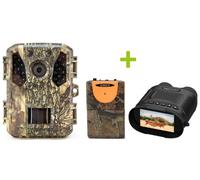 OXE Gepard II piège photo, détecteur de chasse et vision nocturne binoculaire OXE DV29 + carte SD 32GB, 6 piles et livraison E !