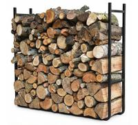 Oxeo Range bûches XXL Extensible - Range Bois Grande Hauteur Grosse capacité - Hauteur 1.5 m - Acier revêtement époxy