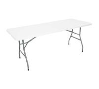 Oxeo Table Pliante de Jardin et Camping - Portable Avec Poignée - Pique Nique 8 Places - Pour Salles des Fêtes