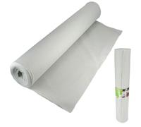 Oxeo Toile géotextile Longueur 30Mx1M Blanc - Densité 150g/m² - Indéchirable - Anti-Mauvaises Herbes - Paillage, systèmes de Drainage