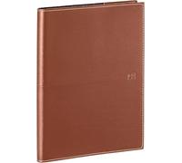 OXFORD - 1 Agenda Journalier Oxford Voyage - Janvier 2027 à Décembre 2027-1 Jour par page - Dimension 15 x 21 cm - Coloris Marron