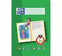 Oxford 100050092 Lot de 10 cahiers de musique 16 feuilles 90 g/m² Vert A4