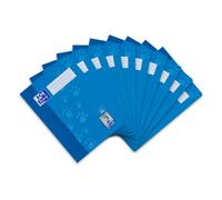 10x Oxford 100050323 Cahier d'école Junior "Tatzen" DIN A4 Lineatur 2