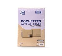 Oxford 100100809 Enveloppe auto-adhésive 229x324 x10 Kraft blond