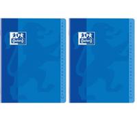 Oxford 100104030 Répertoire agrafé 17 x 22 120 pages petits carreaux 5 x 5 (Lot de 2)