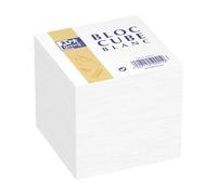 Oxford Bloc-Notes Cube Uni - 9 Cm X 9 Cm X 10 Cm - Blanc