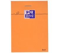 Oxford Bloc agrafé 100106275 - 160 pages A7 74x105 mm quadrillé 80 g