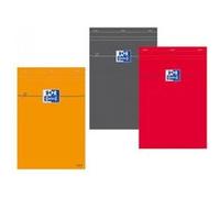 Oxford Bloc-notes A5 14,8 x 21 cm agrafé Petits carreaux 5x5 80 g