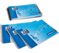 Oxford 100302790 Lot de 10 cahiers de musique spirales 4o