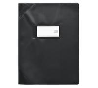 OXFORD 25 Protège-Cahiers 17x22cm Strong Line PVC Opaque 15/100ème Noirs