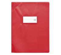OXFORD 25 Protège-Cahiers 17x22cm Strong Line PVC Opaque 15/100ème Rouges