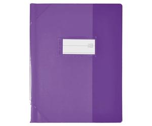 OXFORD 25 Protège-Cahiers 17x22cm Strong Line PVC Translucide 15/100ème Violets
