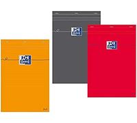 BLOC GRIS OXFORD AGRAFE 148x210 160P OPTIK P. Q5/5