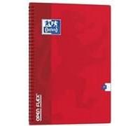 Oxford Cahier OpenFlex 17x22 cm grands carreaux Seyès 100 pages reliure spirale couverture polypro