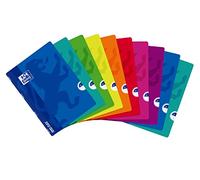 Oxford Hamelin Notebooks A4+ 4x4 Grid Plastic Cover 48 Sheets Assorted Bleu Enfants