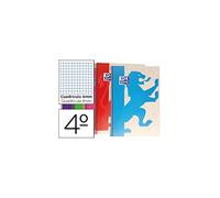 Oxford 400059912 Lot de 5 cahiers 80 Feuilles Assortiment de Couleurs aléatoires