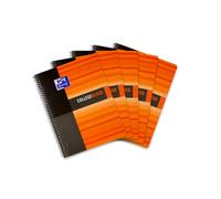 Oxford 400066243 Lot de 5 blocs de 120 pages quadrillées avec marge double