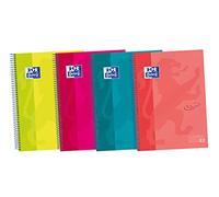 Oxford 400075564 - Pack de 5 europeanbook-5 spirale, couverture extra rigide, A4/210 x 297 mm