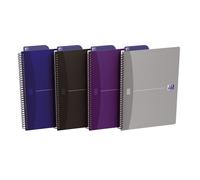 Oxford 400090611 Bloc-notes à spirales Essentials - B5, quadrillé, 90 feuilles, assorti