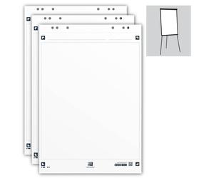 OXFORD 400096277 OXFORD Flipchart-Papier Smart Chart blanko 65,0 x 98,0 cm, 20 Blatt, 3 Blöcke