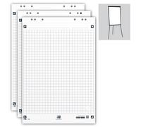 OXFORD 400096278 OXFORD Flipchart-Papier Smart Chart kariert 65,0 x 98,0 cm, 20 Blatt, 3 Blöcke