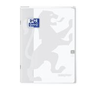 Oxford 400100013 EasyBook Cahier agrafé A4 96 pages 90 g grands carreaux seyès Incolore
