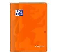 Oxford Cahiers Easybook – Lot de 3 agrafés 24x32 cm, 96 pages, grands carreaux 90 g, orange