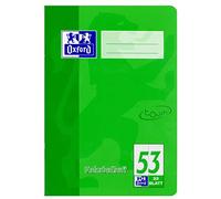 Oxford 400115095 TOUCH Lot de 10 cahiers de vocabulaire A5 Linéature 53 avec 2 colonnes 32 feuilles 90 g/m² vert