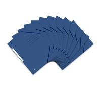 Oxford 400116328 Lot de 10 classeurs à coin Top File+ A4 bleu foncé