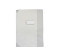 OXFORD 50 Protège-Cahiers A4 avec Rabat Marque-Page Strong Line PVC Translucide 15/100ème Incolores