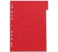 OXFORD 60 Lots d'Intercalaires Neutres Tradition A4 6 Positions Carte Lustrée Epaisseur 220g Coloris Assortis