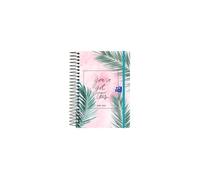 Oxford, Agenda 2022 2023 Journée par page Couverture Extra 11,8 x 16,8 cm Espagnol Motif Tropical "You've Got This" 400168383