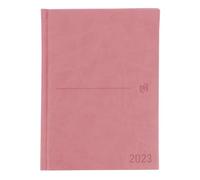 Oxford, Agenda 2023 Jour par page, format A5, couverture extra cousue, espagnol, couleur mauve pastel