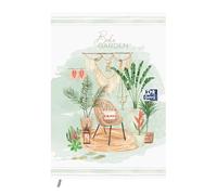 Oxford Agenda Boho Chic 2026-2027 12x18cm 1 jour par page 352 pages | Sept 26-Sept 27 Jardin