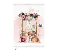Oxford Agenda Boho Chic 2026-2027 12x18cm 1 jour par page 352 pages | Sept 26-Sept 27 Nature