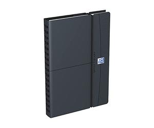 Oxford Agenda Office civil Semainier spiralé 2027, 10x15 cm, Gris/Noir