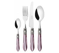 OXFORD Bague argent vieilli, service de couverts 24 pièces, coffret compact, Casa Bugatti